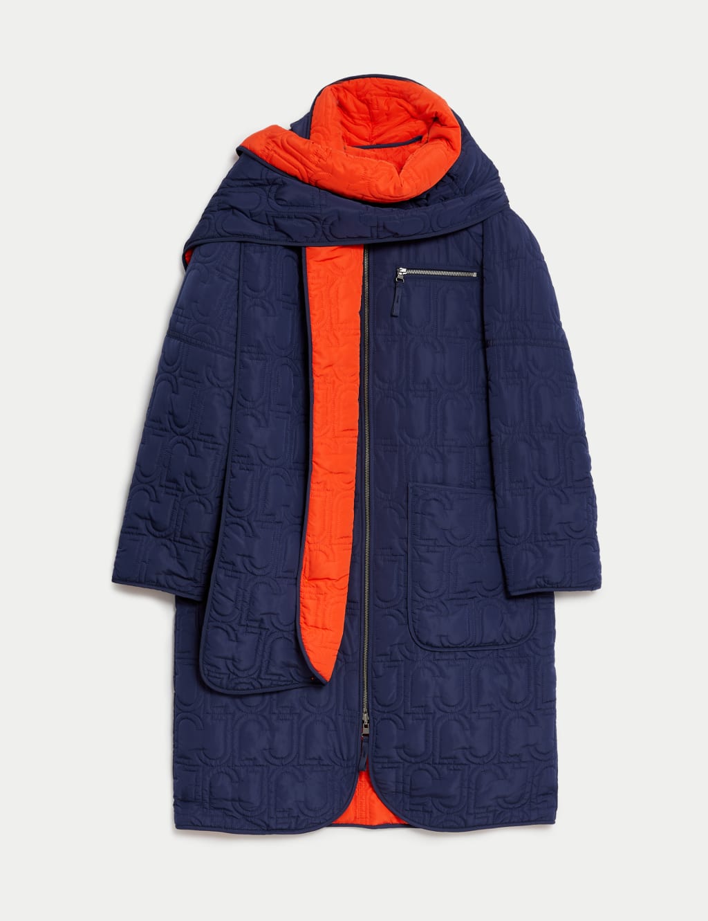 Quilted Reversible Puffer Coat image 2