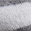 Pure Merino Wool Striped Funnel Neck Jumper - greymix