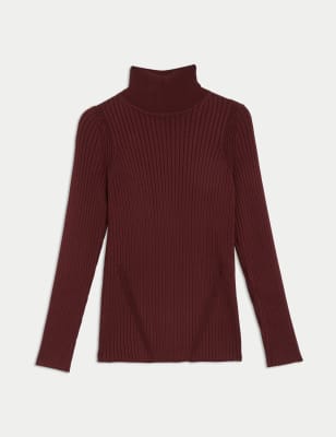 Ribbed Roll Neck Jumper 1 of 6