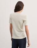 Wool Rich Knitted Top with Cashmere