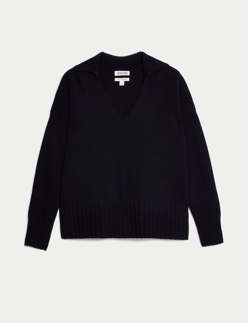 Wool Rich V-Neck Jumper with Cashmere image 2