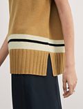 Wool Rich Knitted Vest with Cashmere