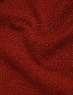 

JAEGER Womens Pure Cashmere Cowl Neck Relaxed Jumper - Red, Red
