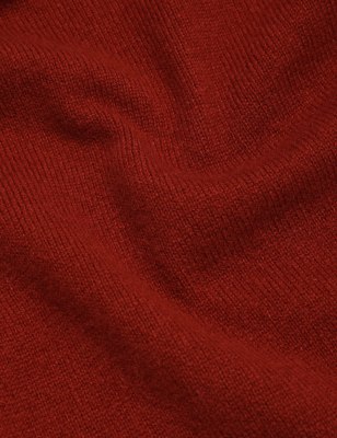 

JAEGER Womens Pure Cashmere Cowl Neck Relaxed Jumper - Red, Red