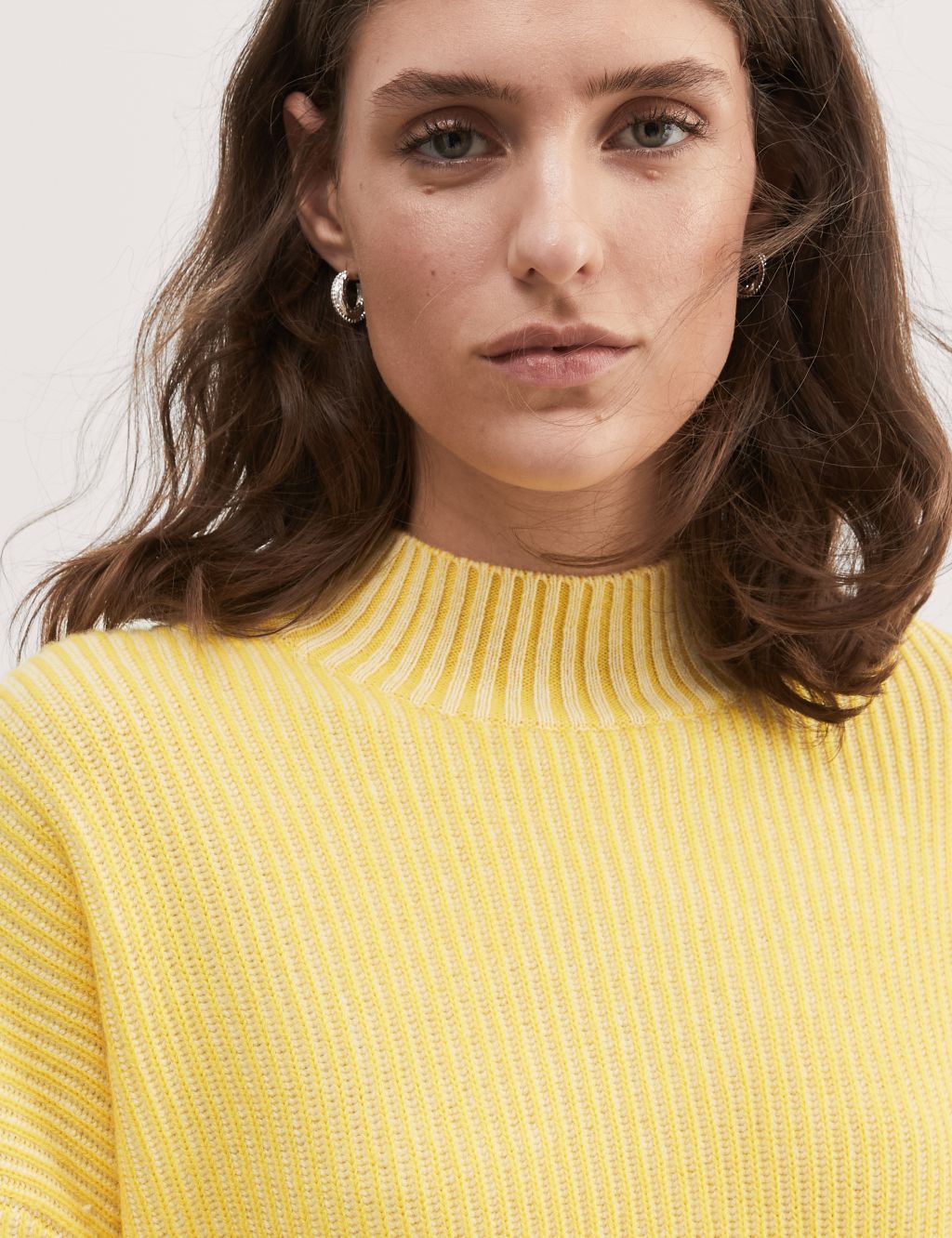 Wool Rich Ribbed Jumper with Cashmere image 5