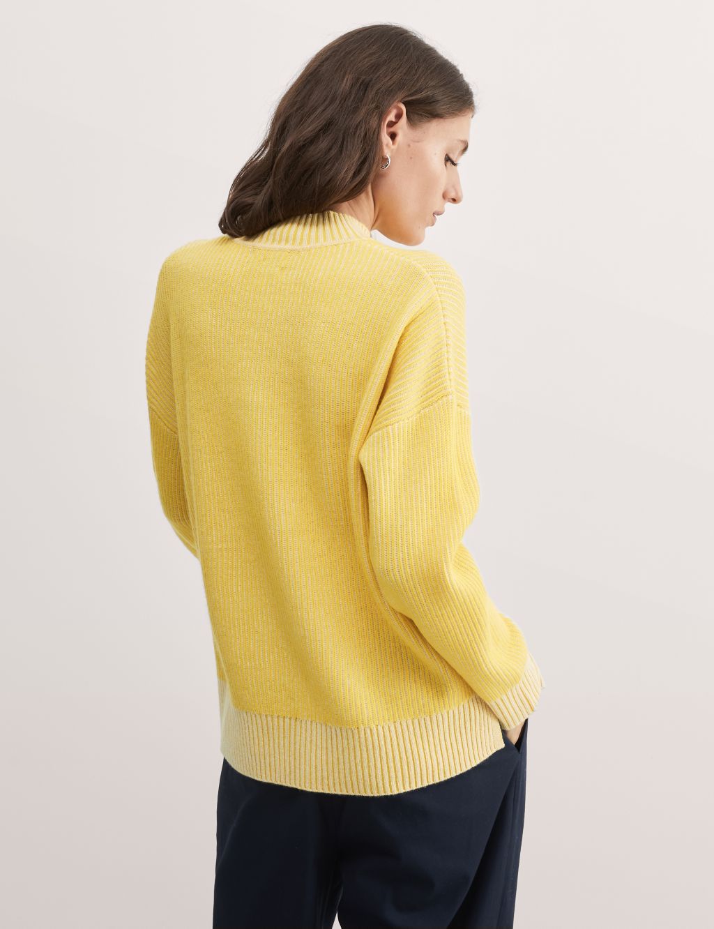 Wool Rich Ribbed Jumper with Cashmere image 6