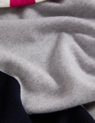 Pure Merino Wool Colour Block Jumper - CA