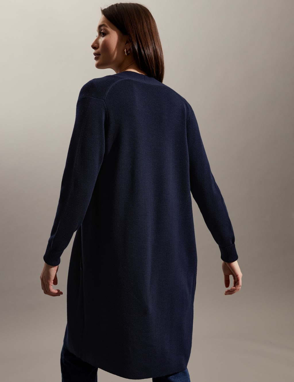 Pure Wool Longline Cardigan image 5