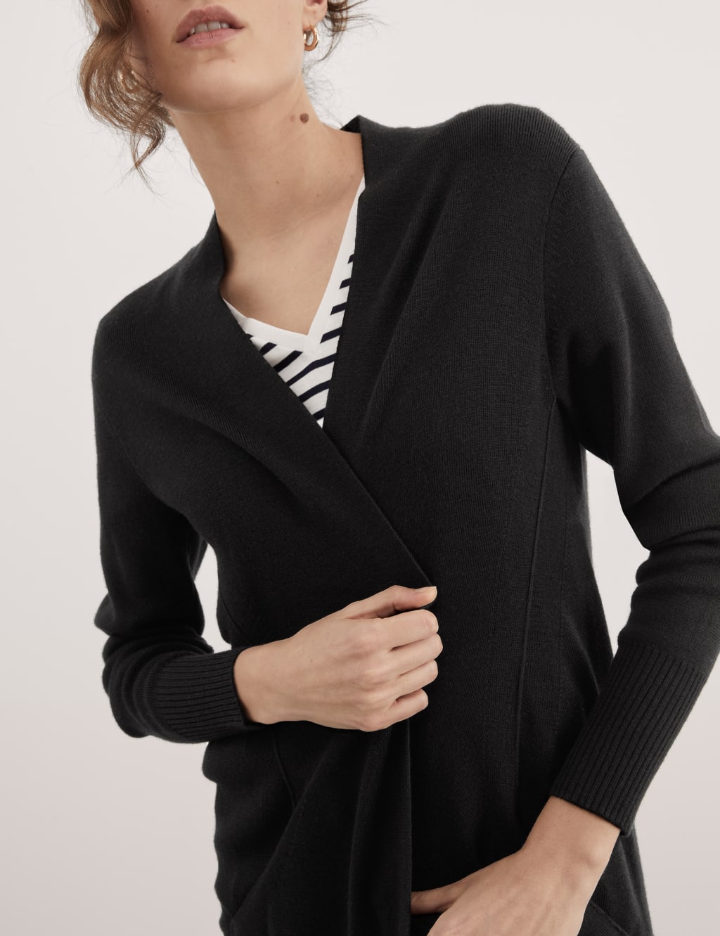 Pure Wool Longline Cardigan image 3