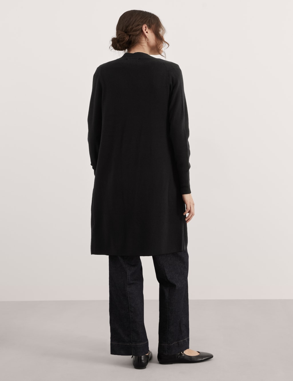 Pure Wool Longline Cardigan image 4