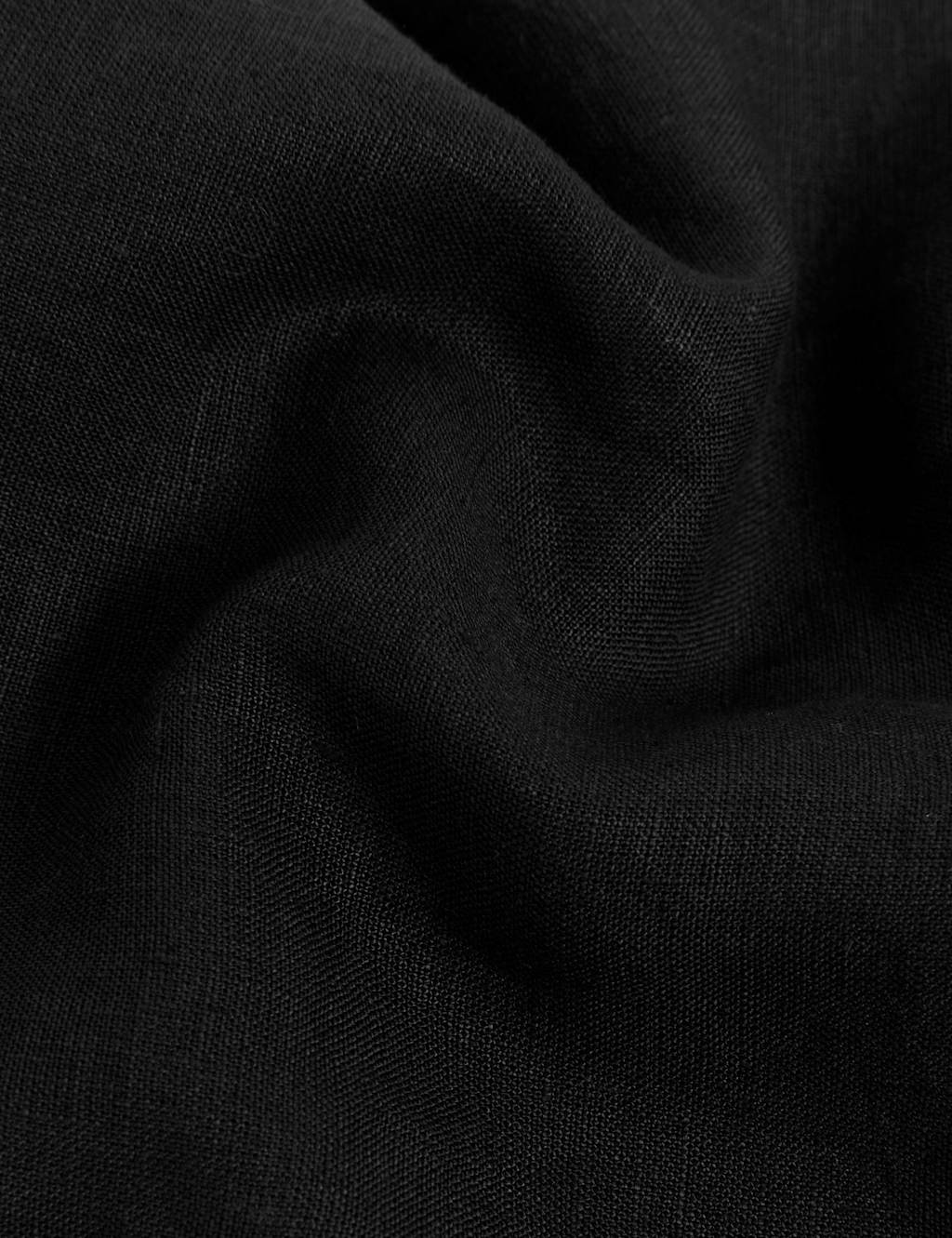 Pure Linen Belted Midi Skater Dress image 6
