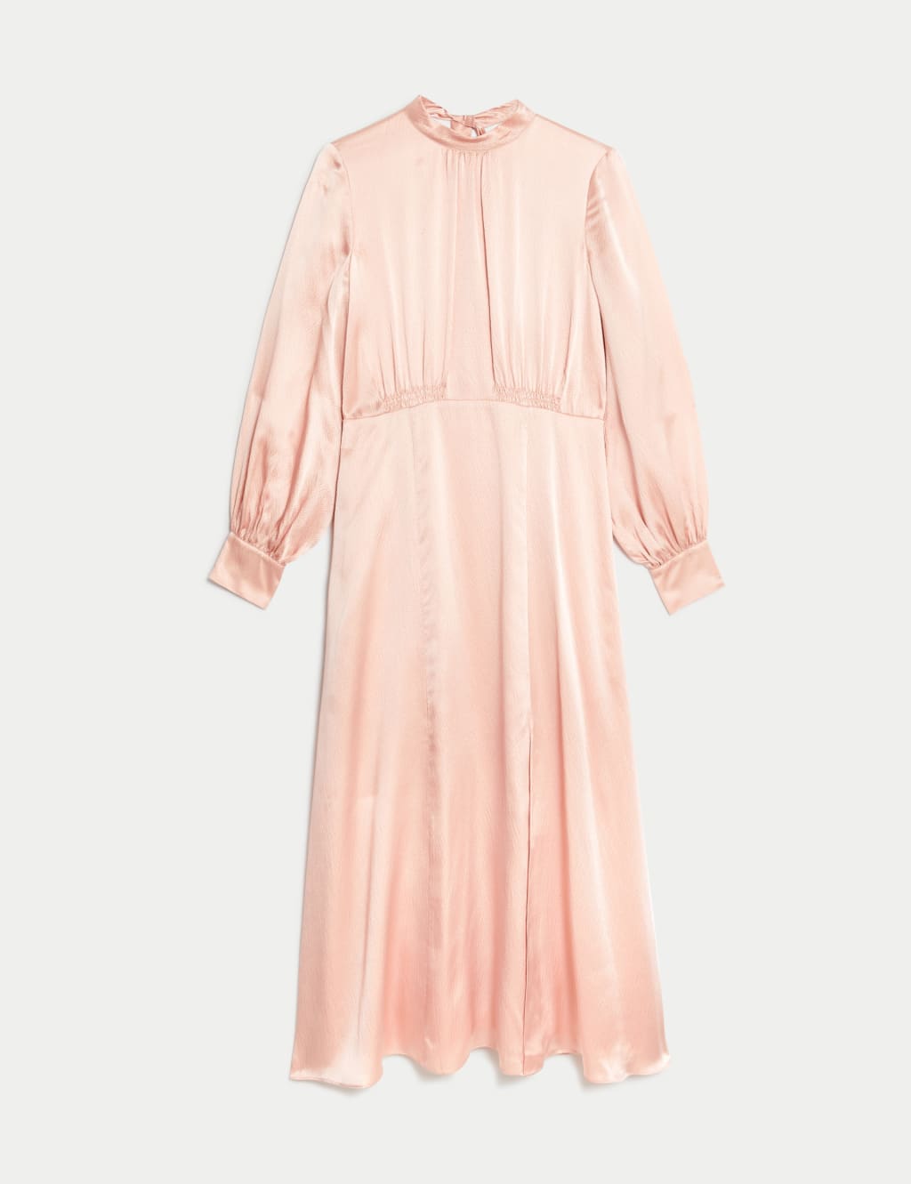 Pure Silk Textured Maxi Skater Dress image 2