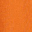 Pure Linen Knee Length Shift Dress - orange