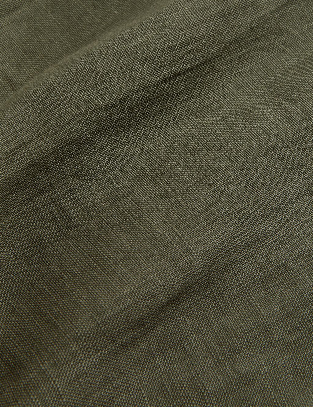 Pure Linen V-Neck Knee Length Shift Dress image 5