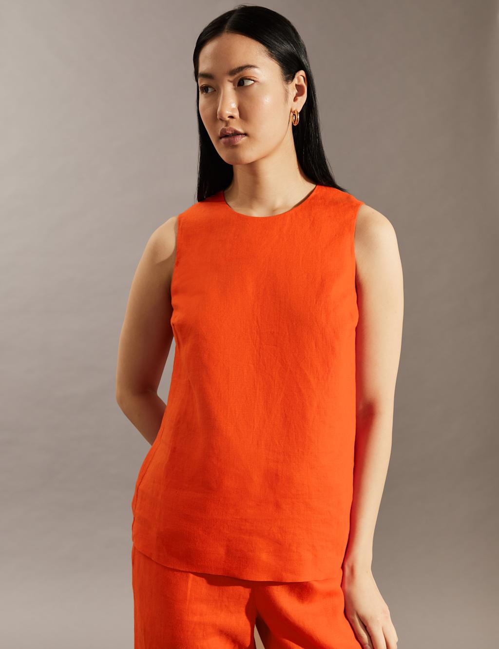 Pure Linen Shell Top image 2