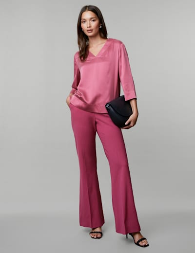 Pure Silk V-Neck Top