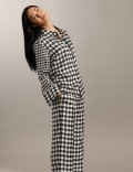 Pure Silk Printed Collared Shirt