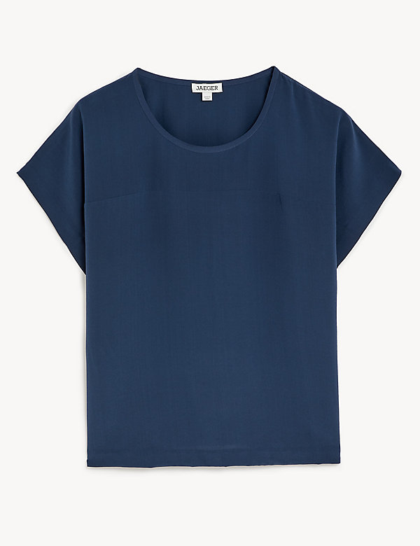 Pure Silk Relaxed T-Shirt - PE