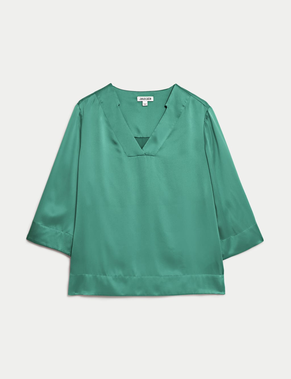 Pure Silk V-Neck Top image 2