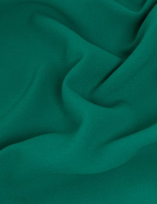 

JAEGER Womens Langarmoberteil aus Crêpe mit Rundhalsausschnitt - Green, Green