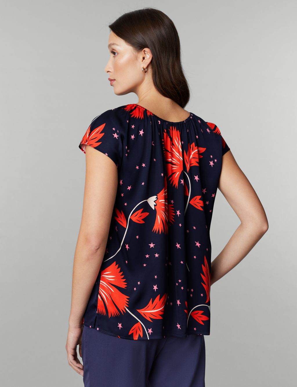 Floral Round Neck Blouse image 5