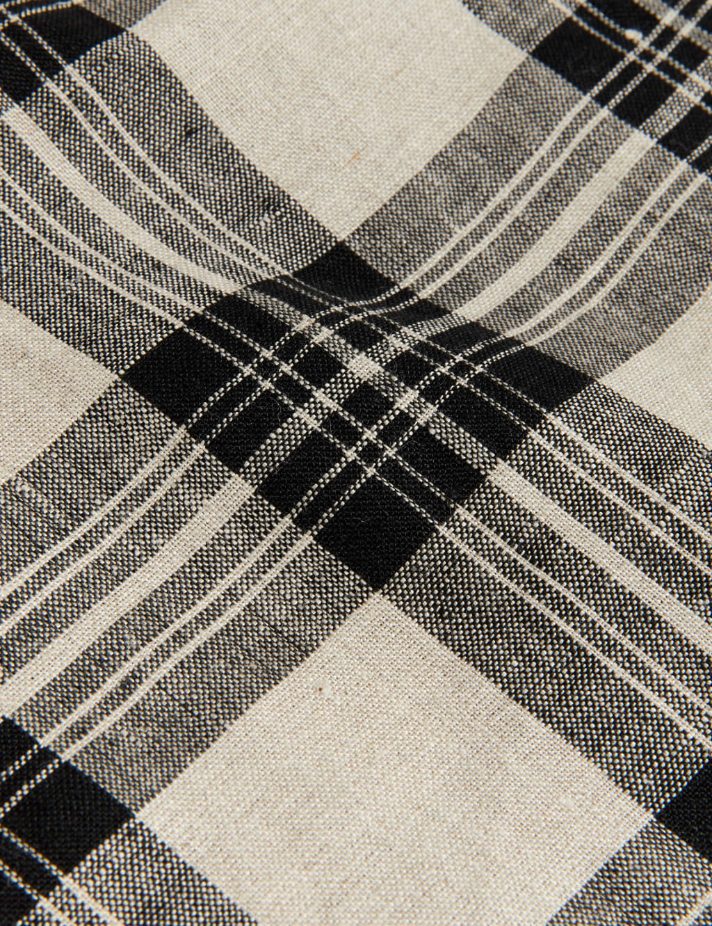 Pure Linen Checked Top image 5