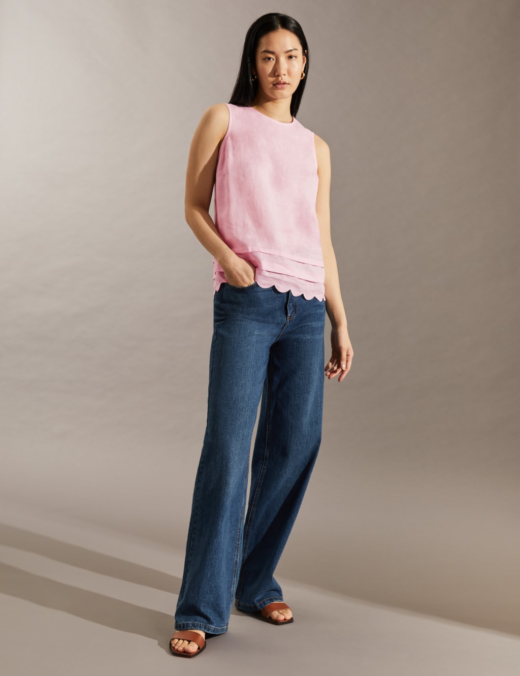 Pure Linen Vest image 1