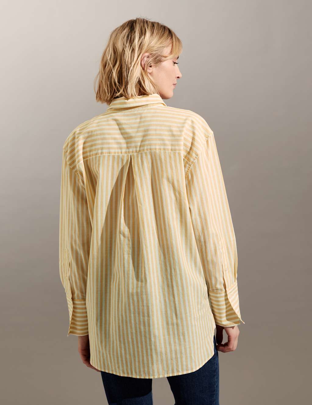 Pure Cotton Striped Collared Shirt image 4