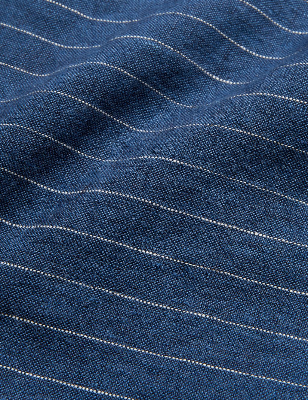 Pure Linen Pinstripe Single Breasted Blazer image 7
