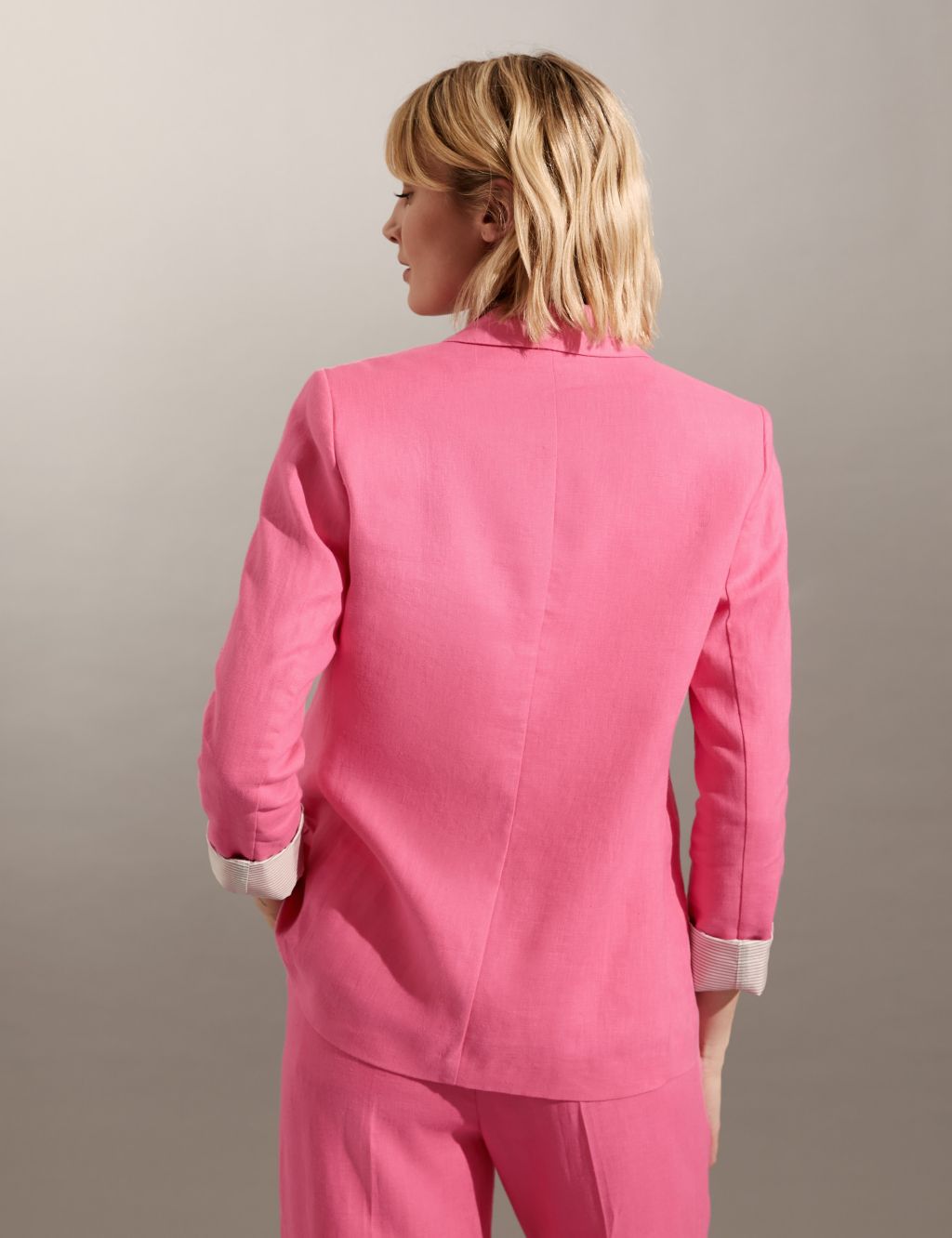 Pure Linen Tailored Blazer image 4