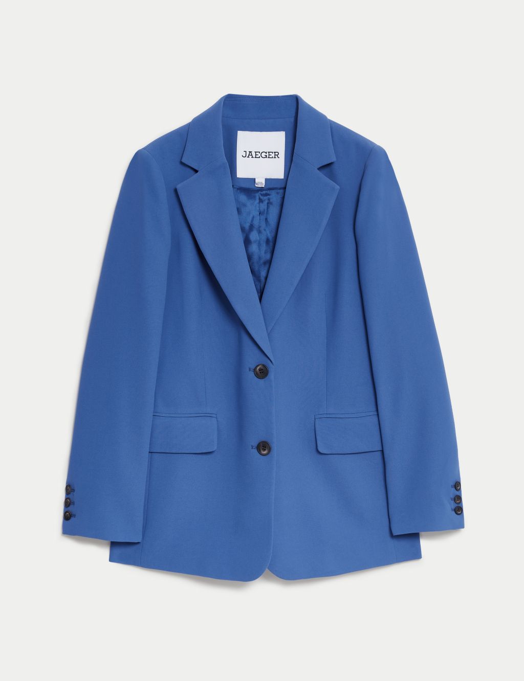 Crepe Tailored Single Breasted Blazer image 2
