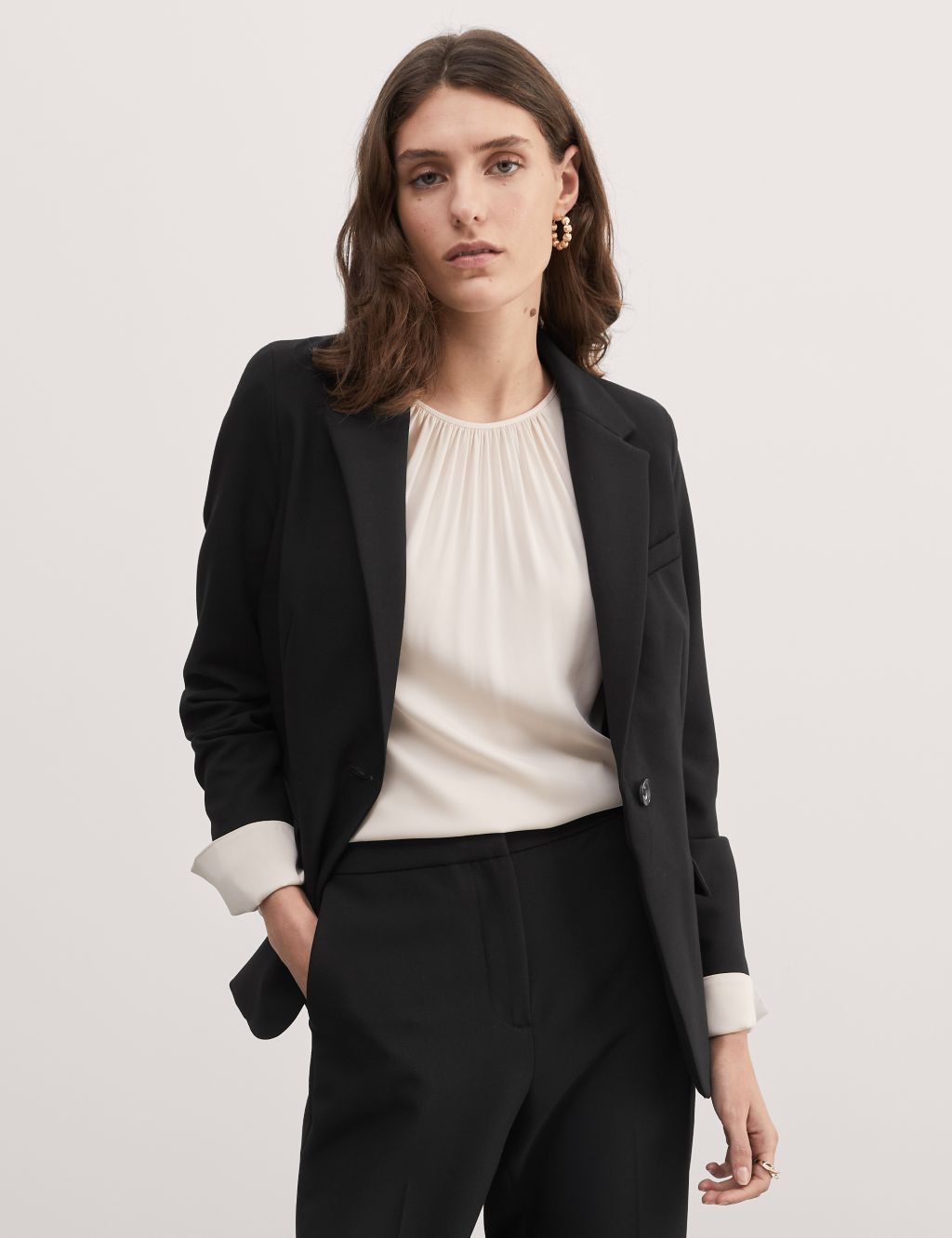 Tailored Single Breasted Blazer image 6