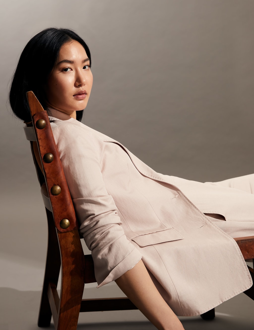 Silk Rich Single Breasted Blazer image 1