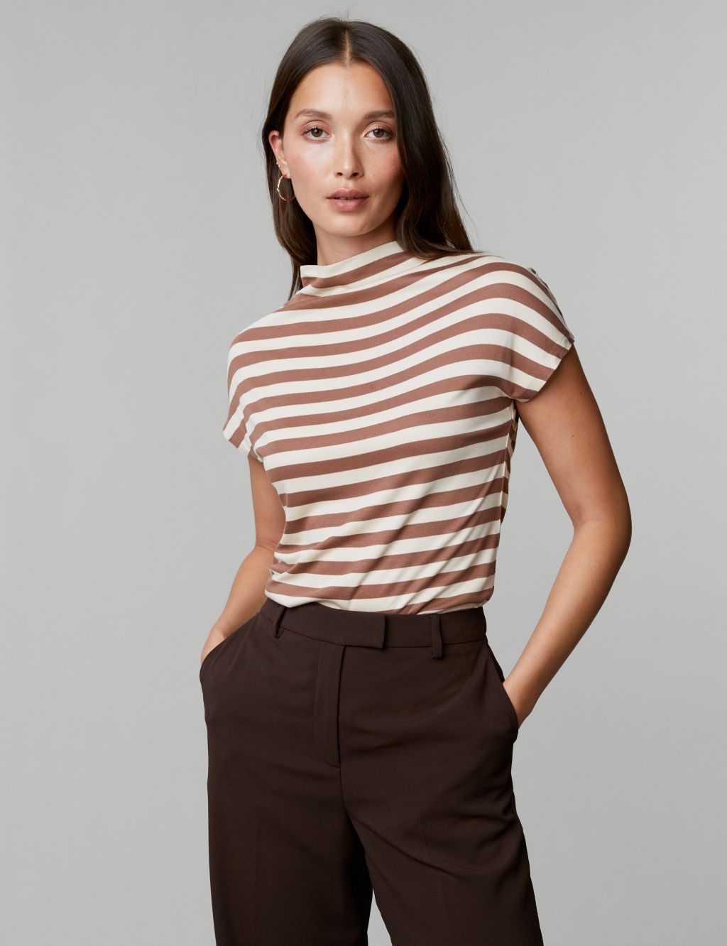 Jersey Striped Top image 4