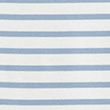 Pure Cotton Striped Boat Neck Top - bluemix