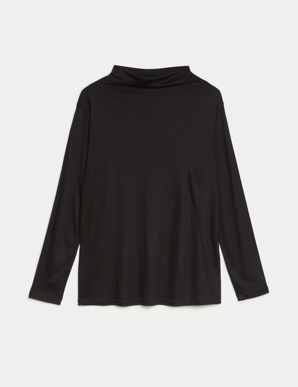 Jersey Funnel Neck Top image 2