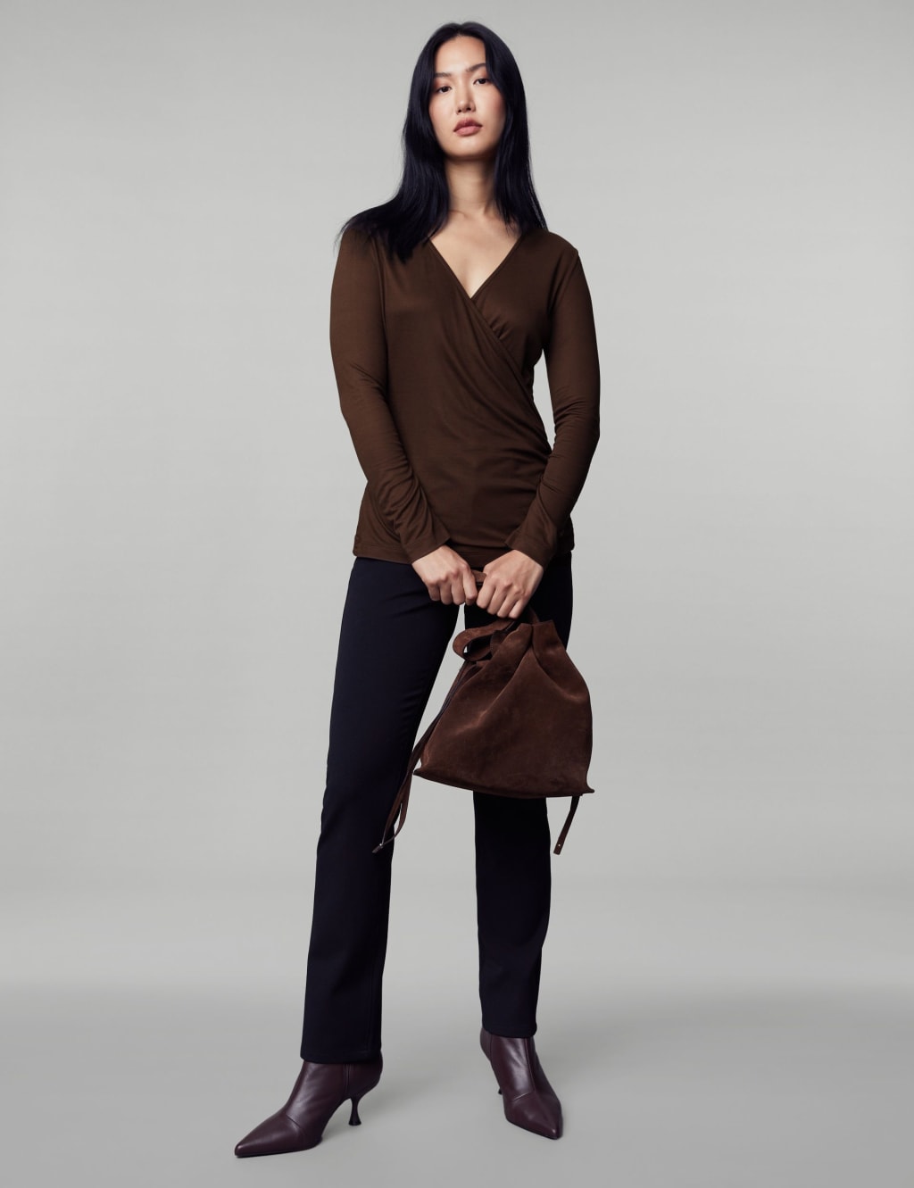 Jersey Wrap Top image 1