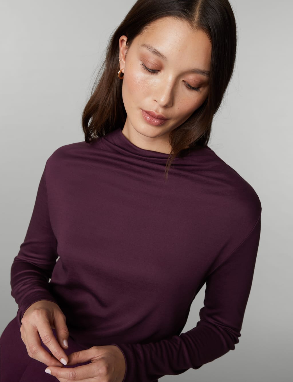 Jersey Draped Top image 1