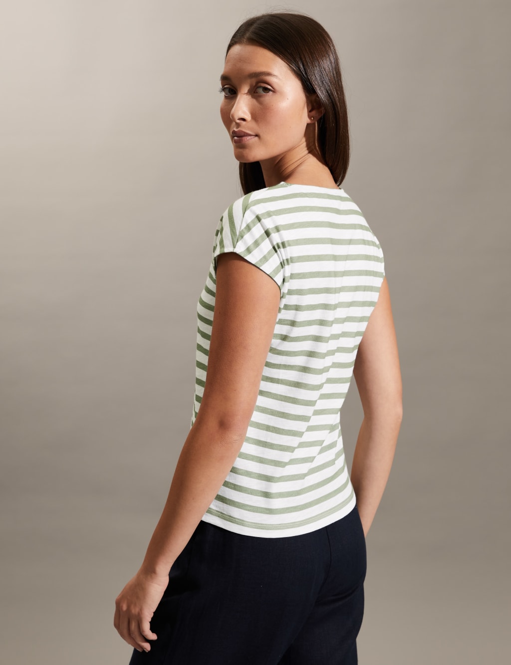 Jersey Striped Vest Top image 4