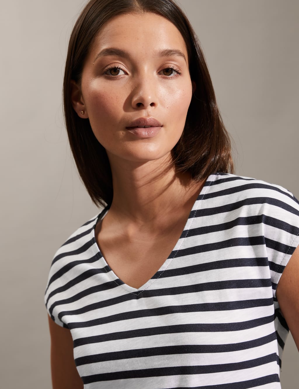 Jersey Striped Vest Top image 3