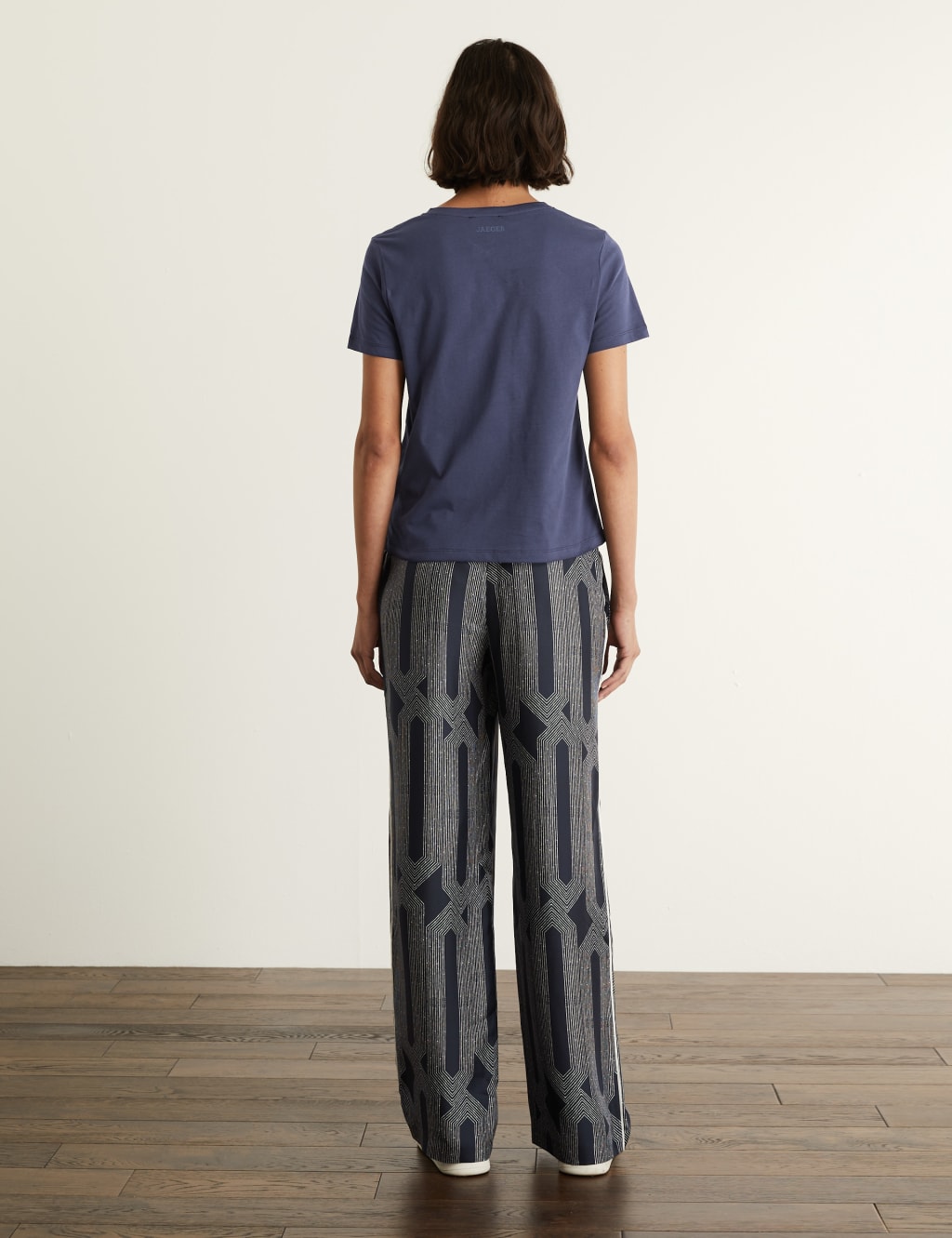 Pure Cotton V-Neck T-Shirt image 4