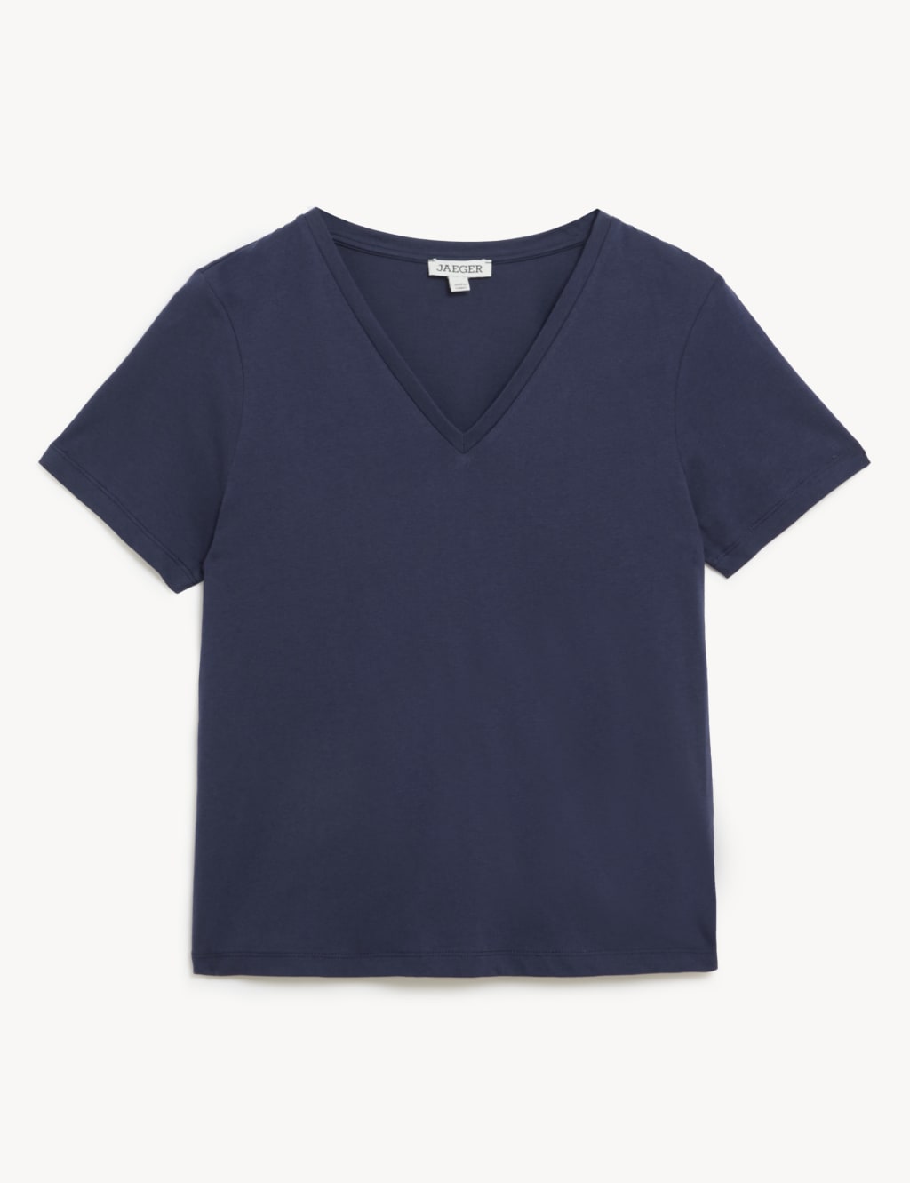 Pure Cotton V-Neck T-Shirt image 2