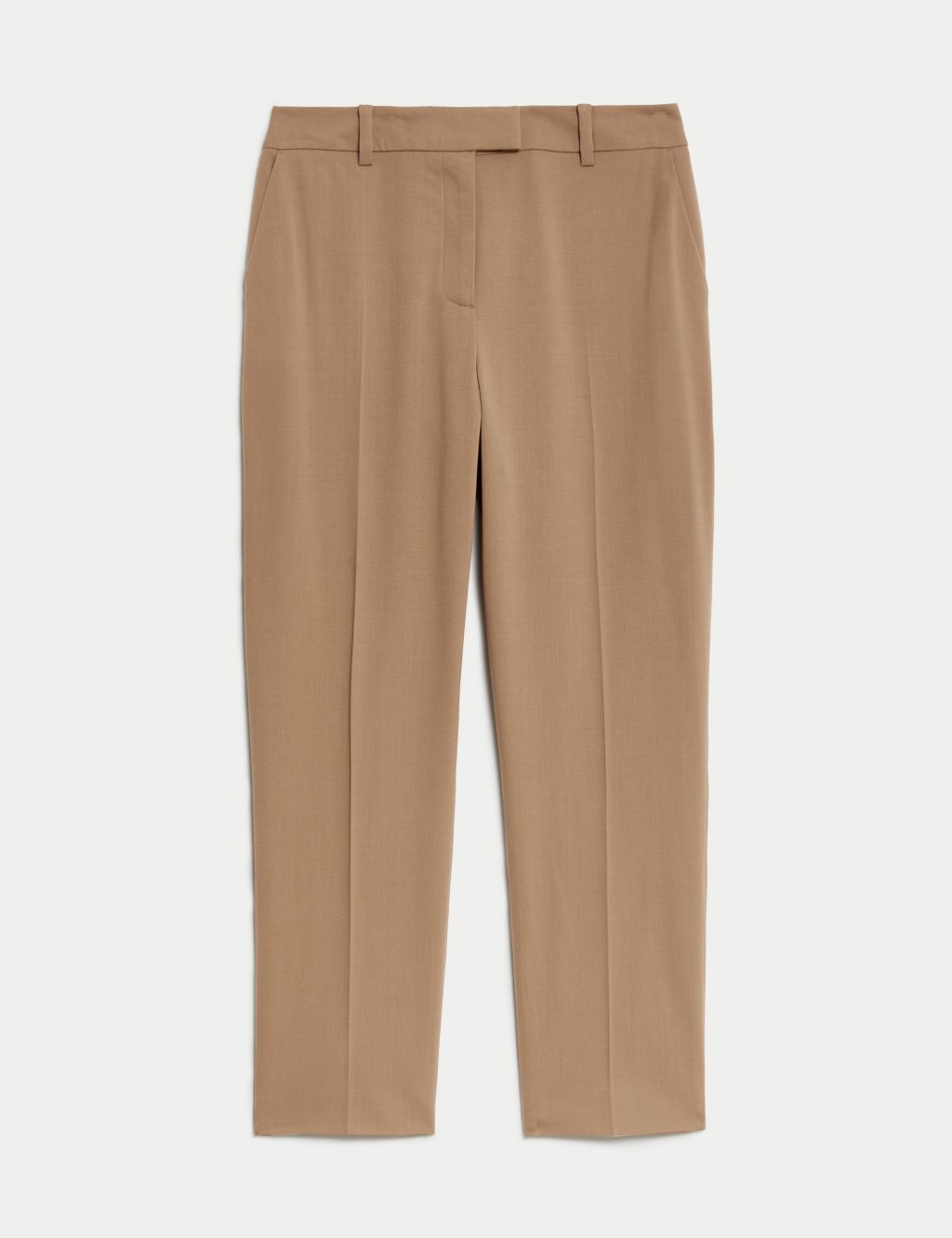 Wool Rich Straight Leg Cropped Trousers image 2