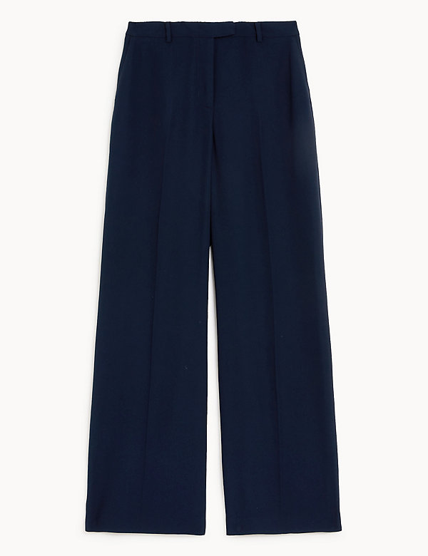Crepe Wide Leg Trousers - BS