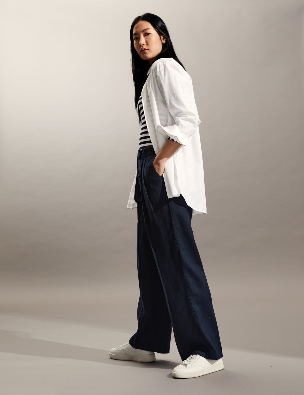 Pure Linen Trousers image 1