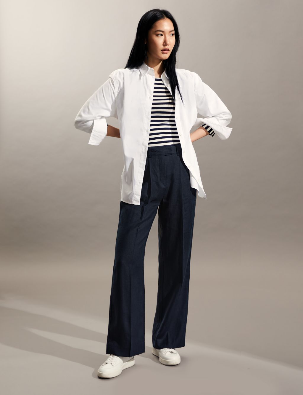 Pure Linen Trousers image 3