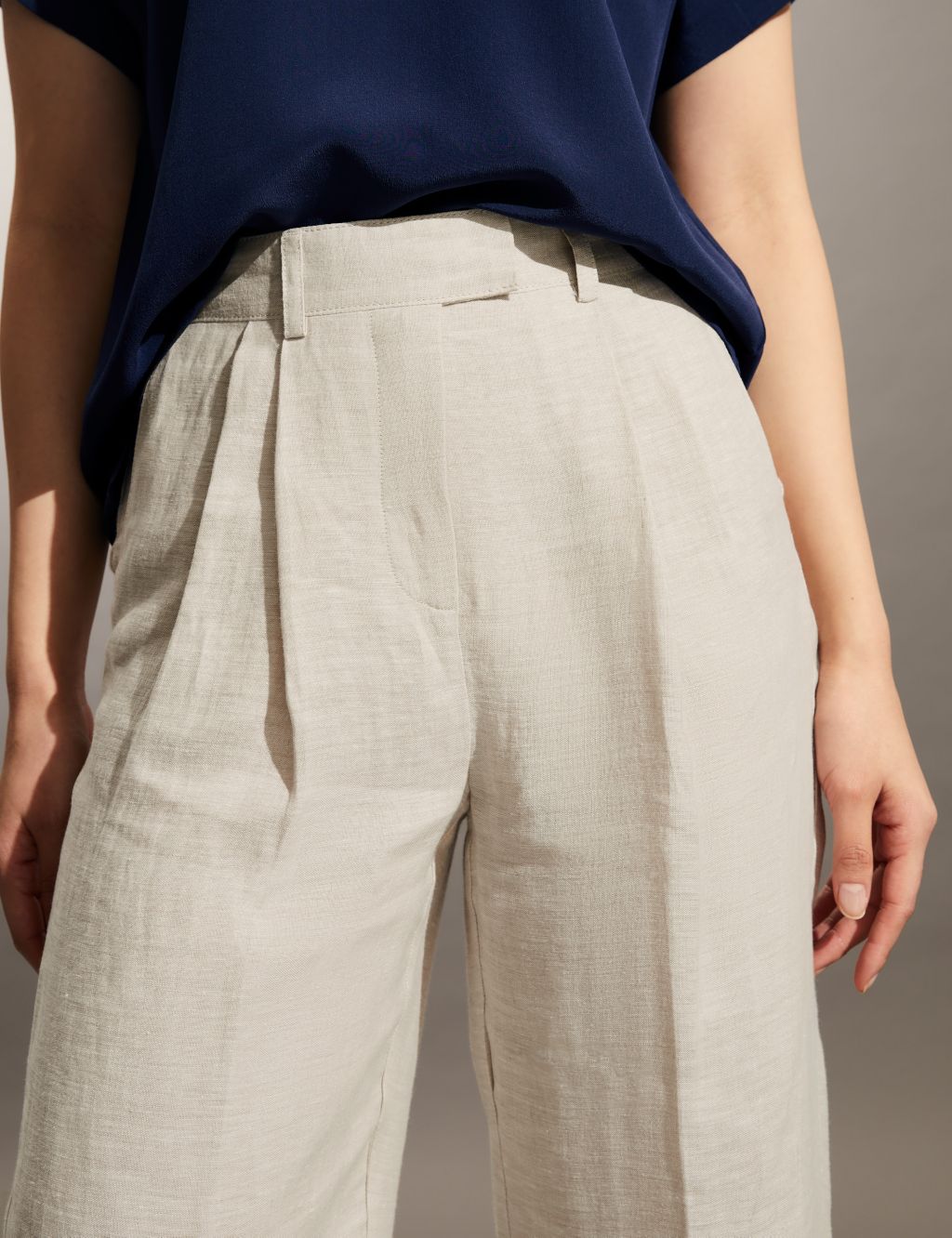 Pure Linen Trousers image 2
