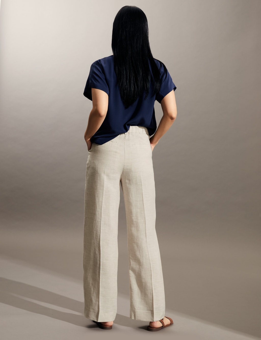 Pure Linen Trousers image 4