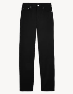 

JAEGER Womens Five Pocket Straight Leg Trousers - Black, Black