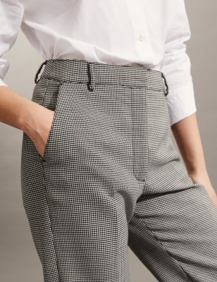 ladies houndstooth pants